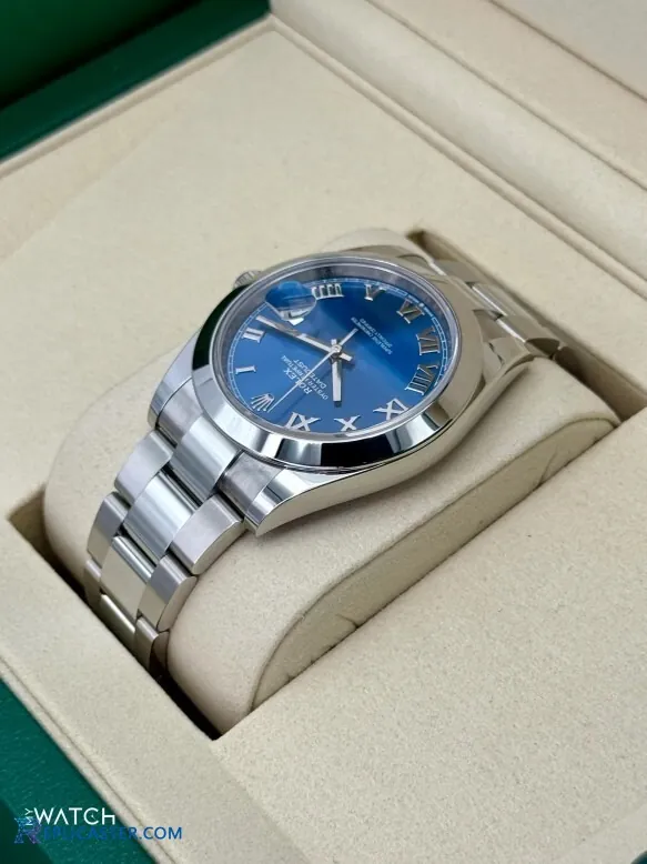 Datejust 41mm replica 904L stainless steel case detail