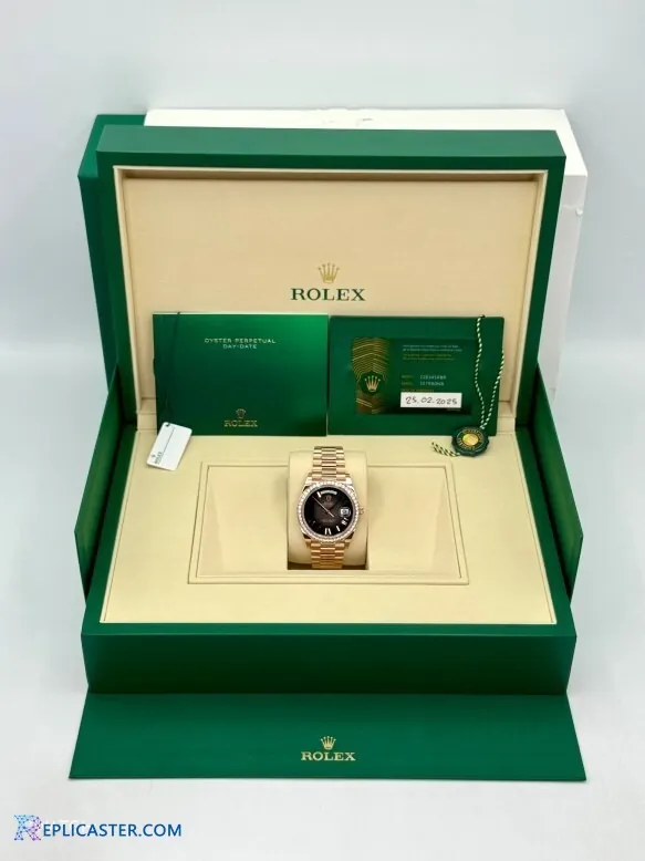 Rolex Day-Date 40mm Rose Gold - Front View
