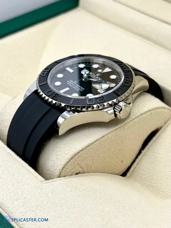 Rolex Yacht-Master 42 black rubber band