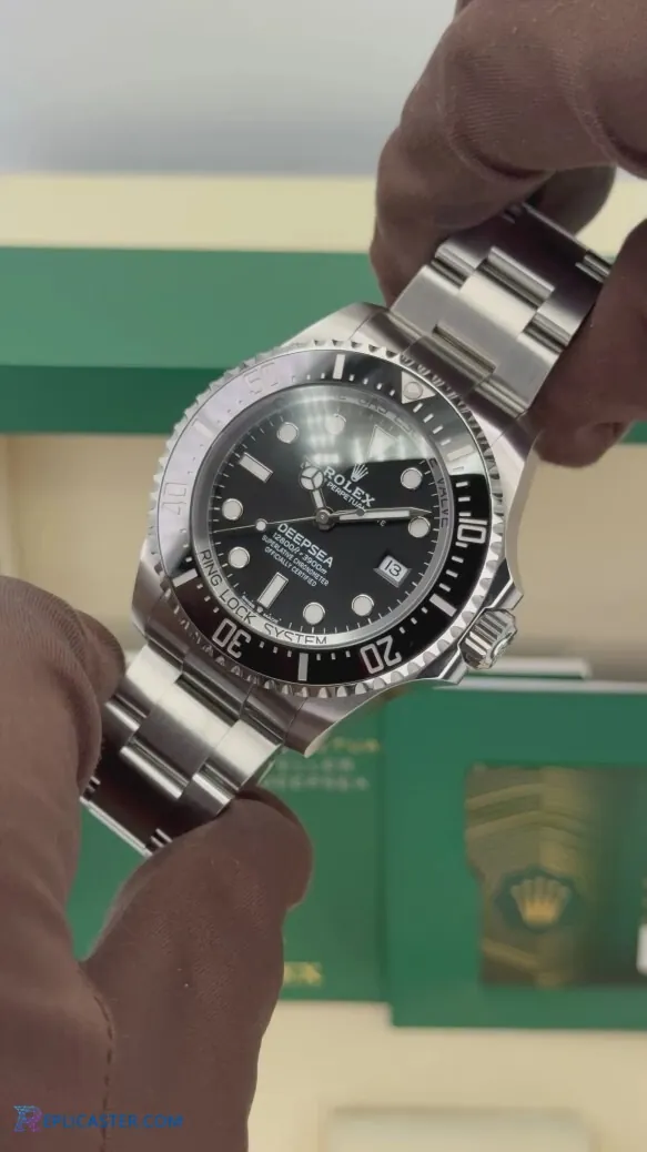 Rolex Deepsea 44mm replica bezel detail