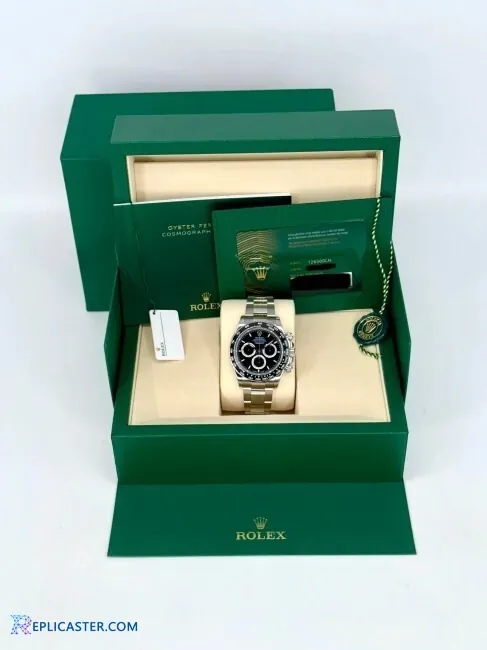 Rolex Daytona 40mm black dial, front view