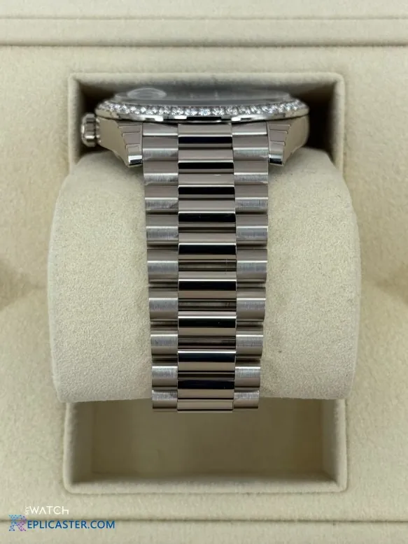 Rolex Day-Date 40mm angled view in box