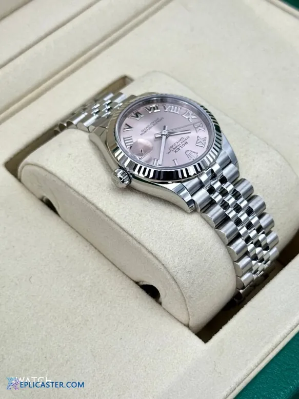 Datejust 31mm pink dial with Roman numerals