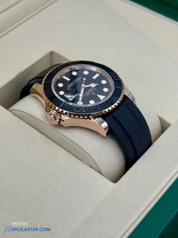 Black Oysterflex band of Rolex replica watch