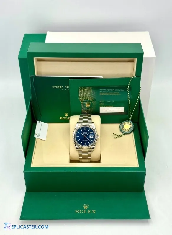 Rolex Datejust 41mm Blue Dial front view