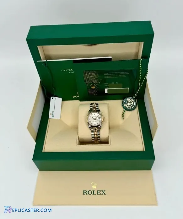 Rolex Datejust 28mm replica front view