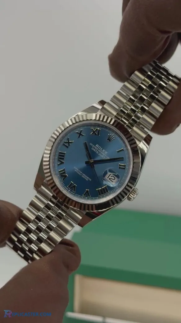 Datejust 41mm watch angled view