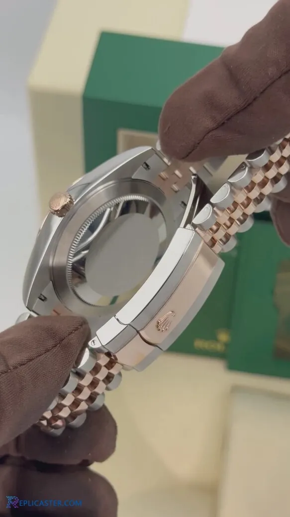 Datejust 41mm clone, angled view