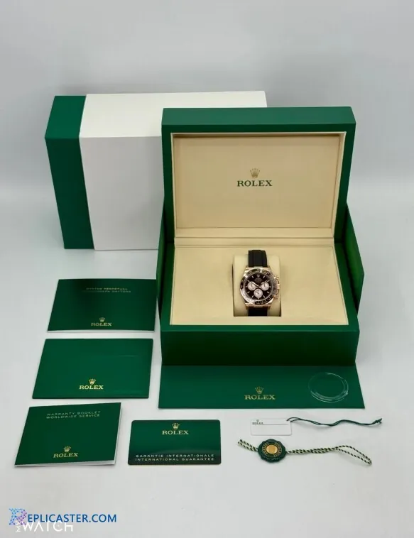 Rolex Daytona 40mm Rose Gold Replica - Front View