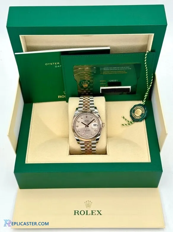 Rolex Datejust 41mm clone, front view
