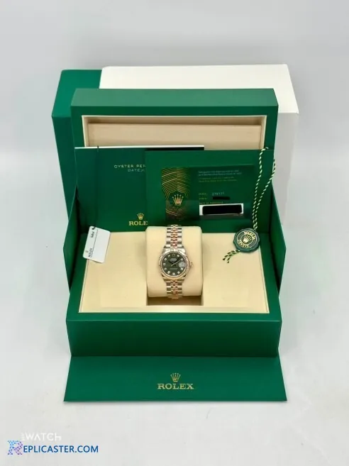 Rolex Datejust 28mm replica front view