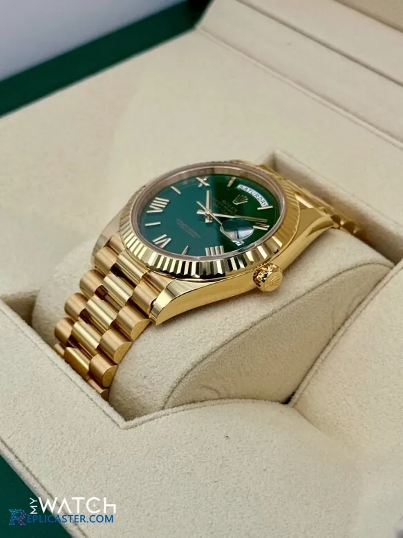 Rolex Day-Date 40mm side view showing case profile
