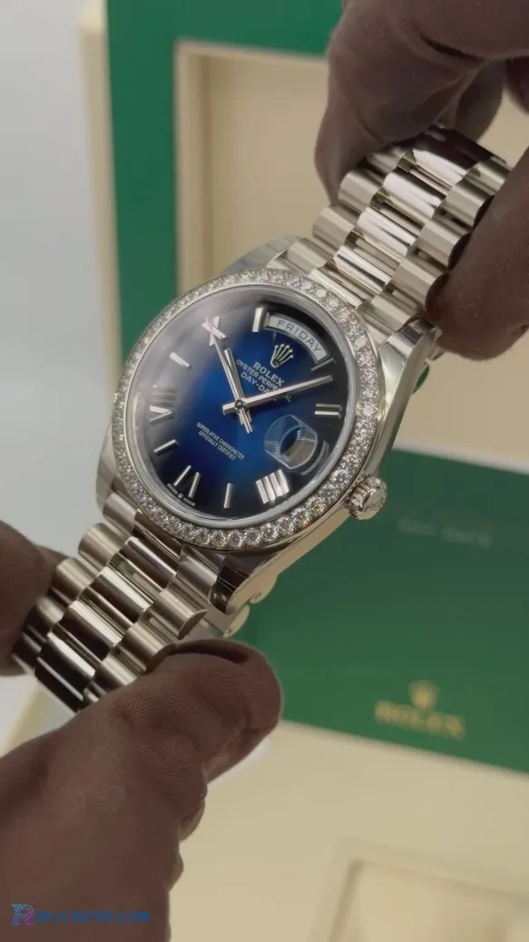Rolex Day-Date 40mm stainless steel band