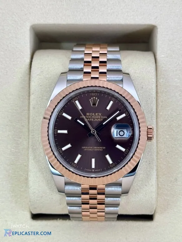 Datejust 41mm rose gold & steel bracelet