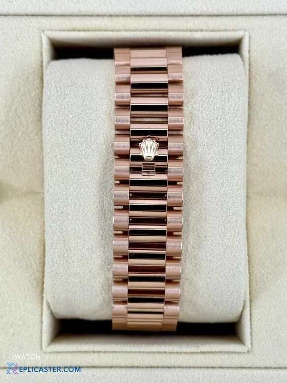 Rolex Day-Date 36mm - Angled view of watch face