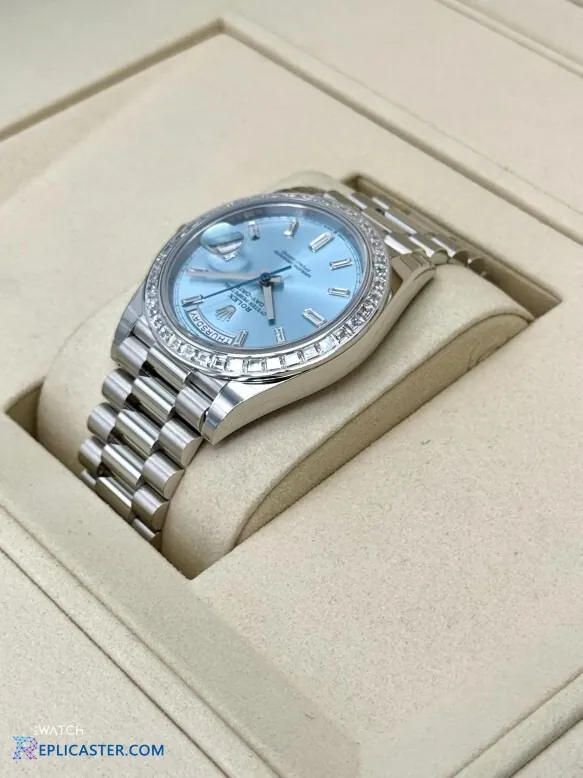 Rolex Day-Date 40mm stainless steel band