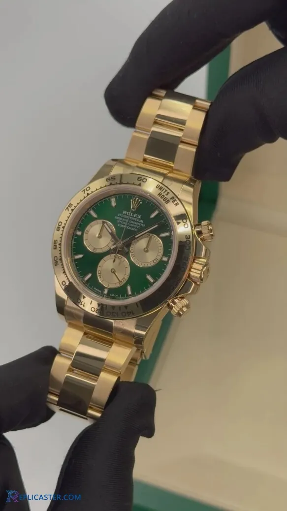 Rolex Daytona 40mm yellow gold case polished finish