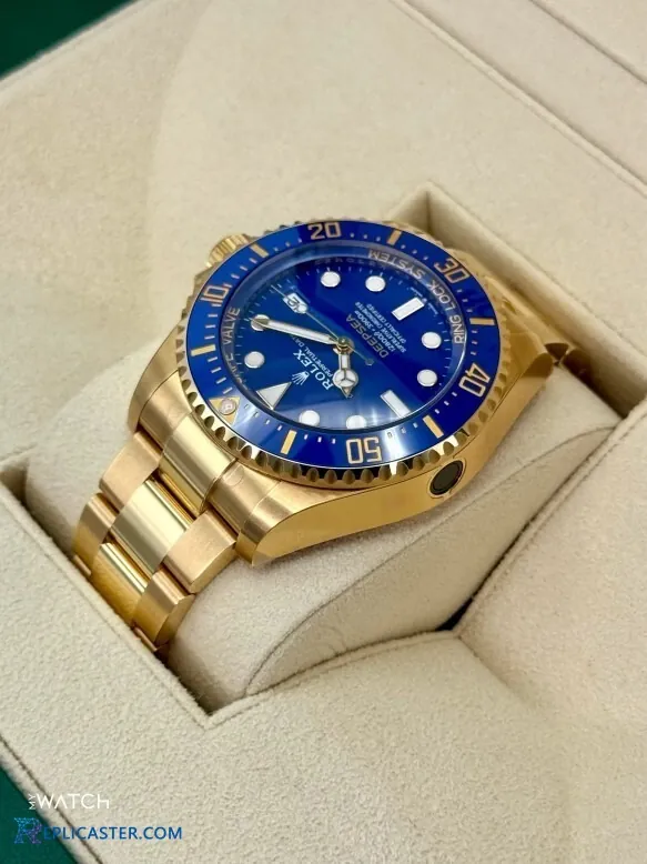Rolex Deepsea 44mm gold case side view