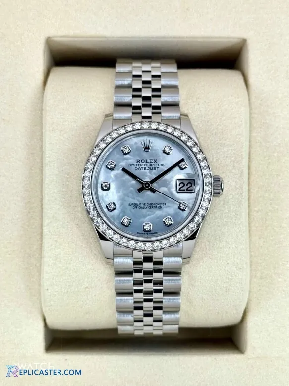 Datejust 28mm replica in luxury box