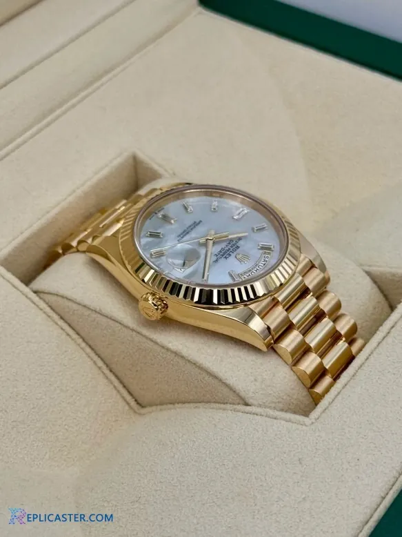 Rolex Day-Date dial with day & date display