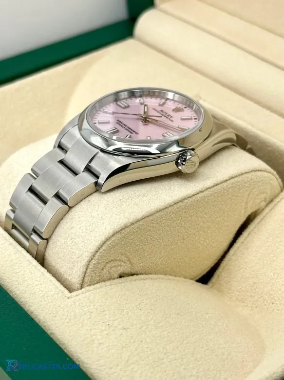 Rolex Oyster Perpetual crown detail